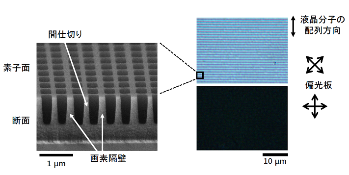実用的な電子ホログラフィ立体表示の液晶基盤技術を開発