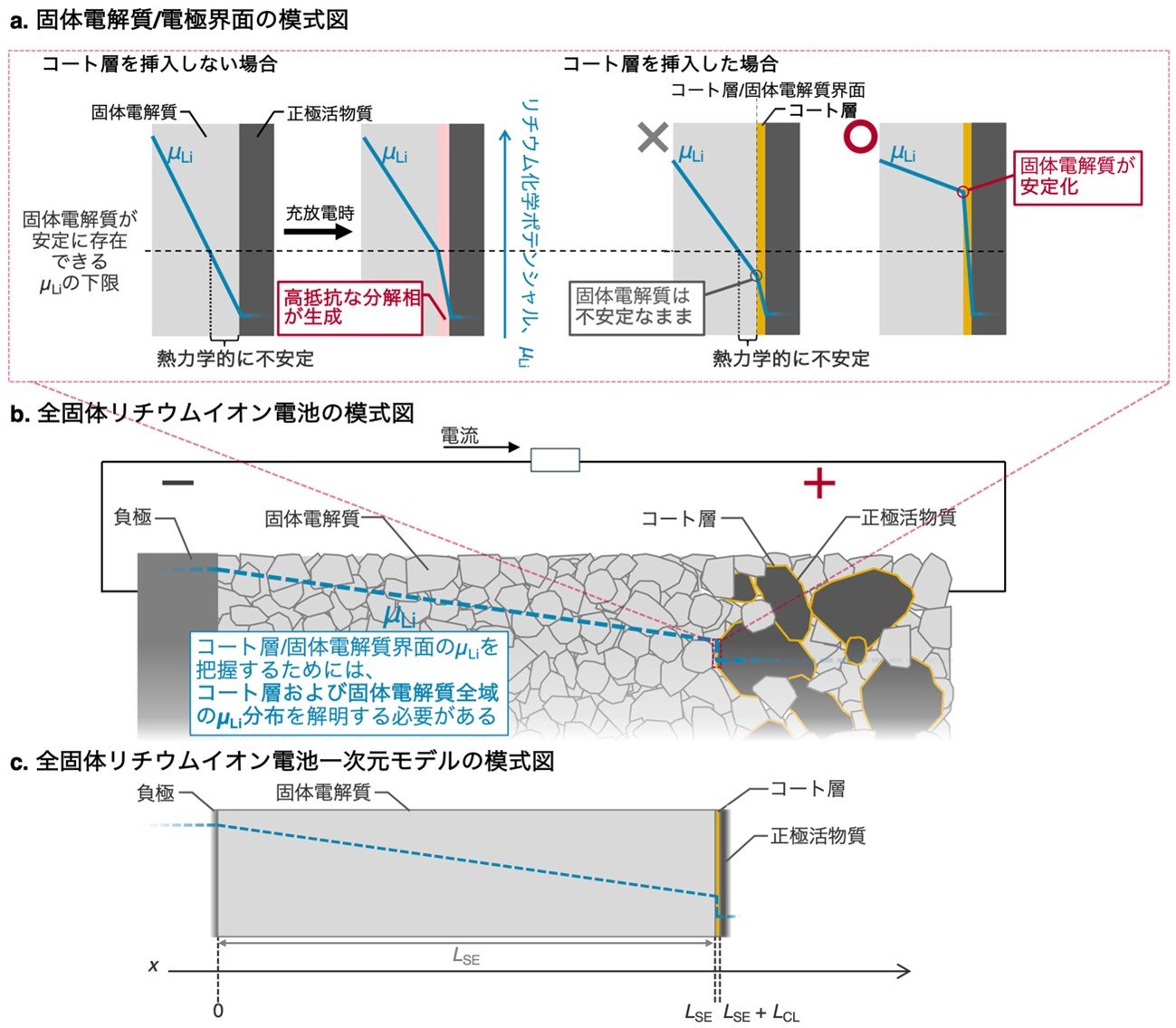 全固体電池電解質を保護するコート層の設計指針を確立