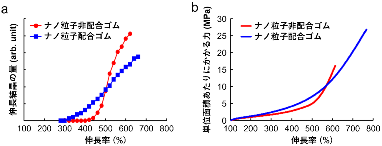 ゴム材料の自己補強機構をナノスケール観察で解明